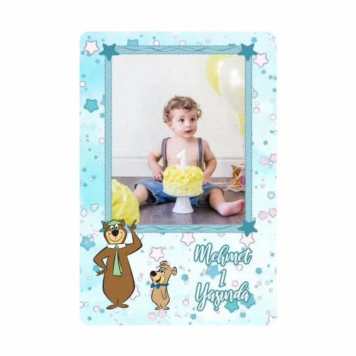 Ayı Temalı Doğum Günü Magneti